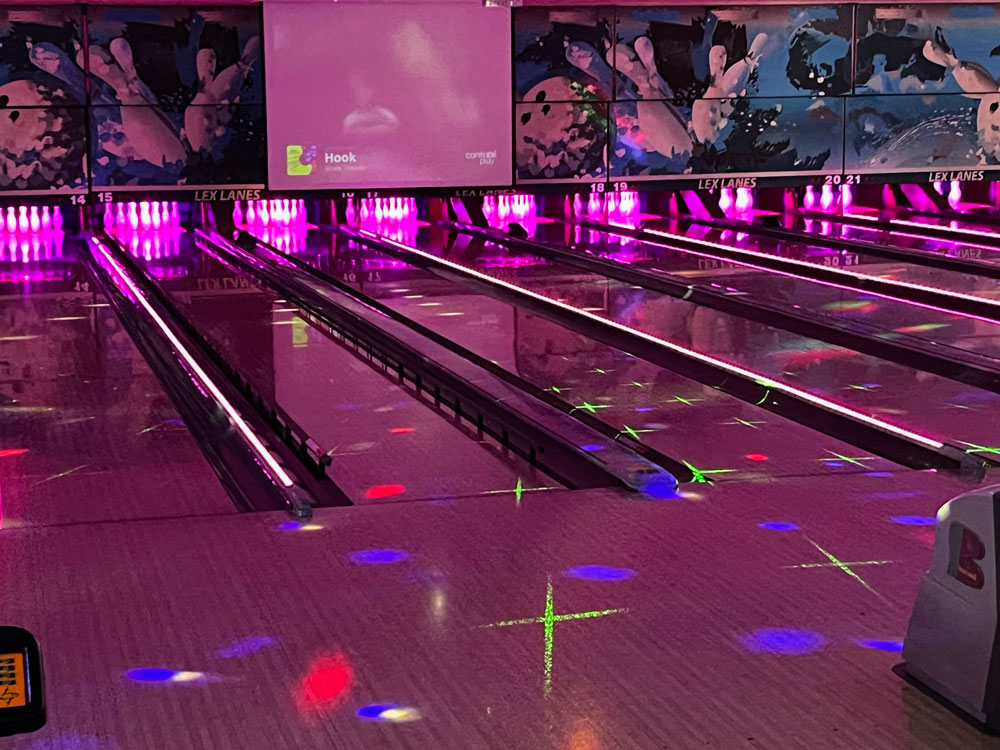 glow bowling